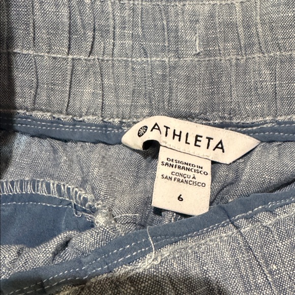 Athleta women’s linen Joggers - Picture 2 of 4